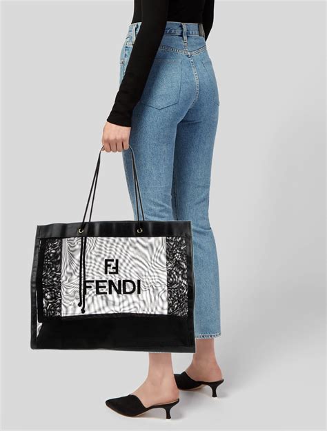 fendi mesh tote|Fendi totes lowest price.